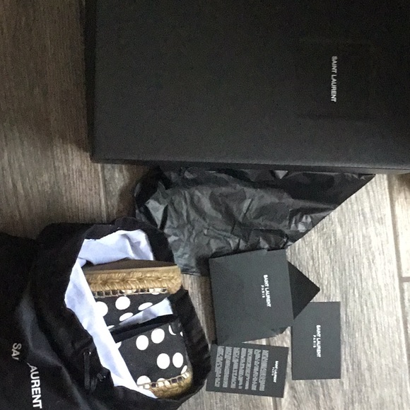 Saint Laurent polka dot espadrilles - Picture 6 of 7